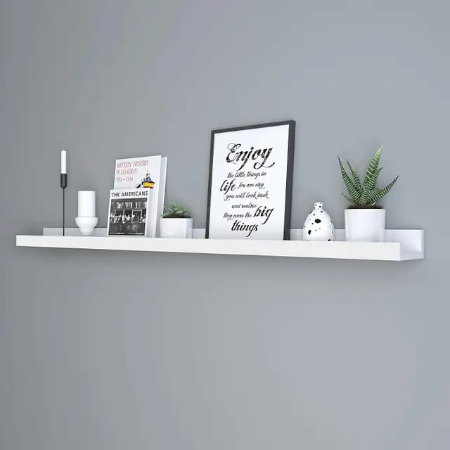 SONGMICS Wall Shelf Living Room Decoration Glossy Finish 10 x 11 in Home Décor & Accents in Markham / York Region - Image 7