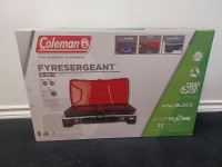 BRAND NEW Coleman Fyresergeant 3-in-1 propane stove - never used