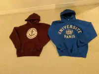 East Coast Lifestyle and University of Paris Sweatshirts