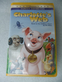 Charlotte's Web, Animated VHS Movie, Colour, 94 Minutes