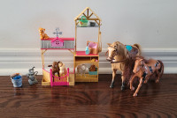 Barbie farm and horses 