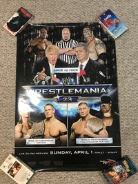 Wrestlemania 23 Promo Poster featuring Donald Trump WWE