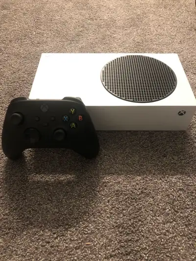 Xbox series S with 4 Black controllers, View more