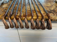 Ping  Zing copper beryllium left handed irons