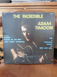 1974  ..  THE  INCREDIBLE  ADAM  TIMOON  ..  VINYL  RECORD