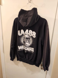 New 488 work hoodie zip up med