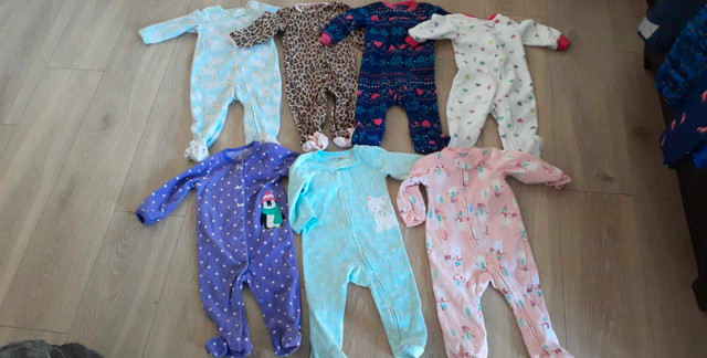 Children's Fleece Sleepers 9 Months in Clothing - 9-12 Months in Regina
