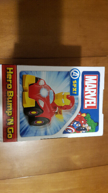 Marvel Iron Man Hero Bump 'N Go Car in Toys & Games in Red Deer - Image 3