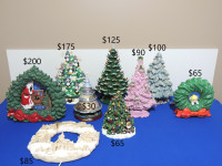 Ceramic Christmas Trees & Wreaths