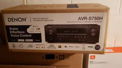 DENON AVR-S750H 4K Ultra HD AV receiver, View more