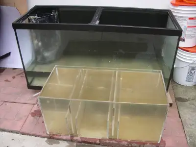 FOR SALE 90 GALLON TANK DRILL WITH OVER FLOW AND SUMP, View more