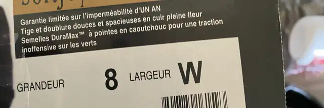 GOLF SHOES (Mint LEATHER Etonic sz8W in Golf in Regina - Image 5