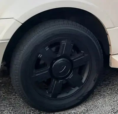 These are black rubberized painted but can remove if wanted factory silver on 275 55 R20 winters toy...