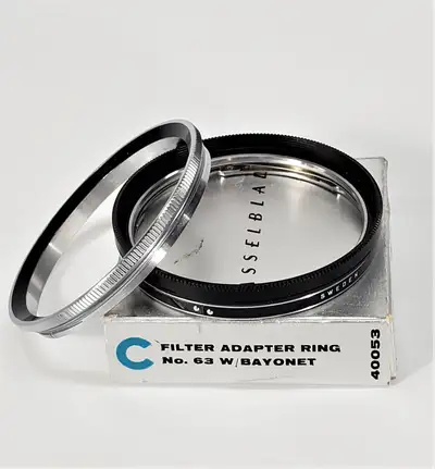 Individually priced or all items for $100 Hasselblad Step-Up Ring B50-63 No 40053 -$50 Hasselblad Fi...