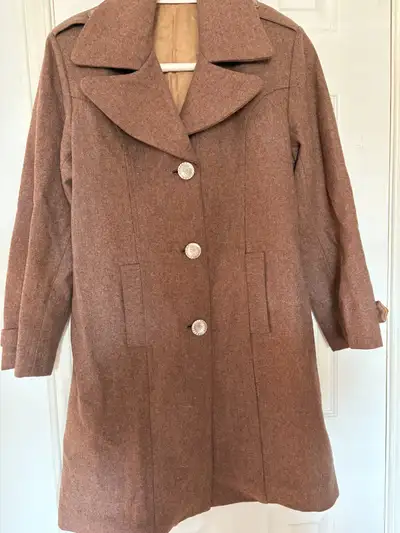 Wool Blend Coat (chest 38" Length 35"), View more