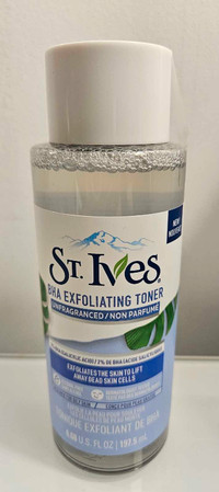  Brand new St. Ives unfrangranced Exfoliating toner