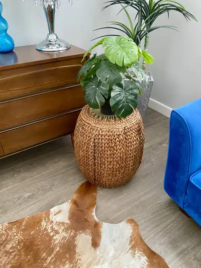 Monstera Artificial Plant with Black Pot, View more