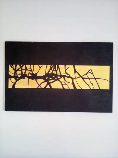 LARGE MODERN ABSTRACT 30 X 46 INCH/ORIGINAL PAINTING, View more