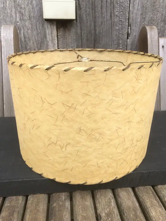 MCM Vintage Fibreglass Lamp Light Shade Retro Decor  in Indoor Lighting & Fans in Oakville / Halton Region - Image 2