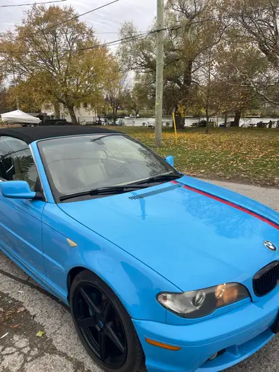 Gorgeous custom painted Laguna Seca blue BMW 330 ci .. 140 oookms .. low kms…convertible for sale ne...