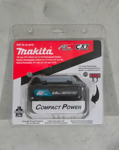 Makita 12V 2Ah battery BNIB, View more