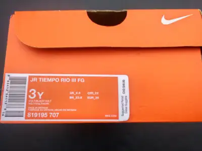 Nike Soccer Cleats size 3Y and 5Y, View more