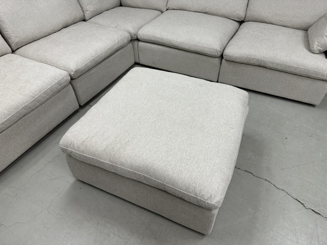 NEW IN BOX Modular Cloud Sectional in Axel Beige in Couches & Futons in Kamloops - Image 4