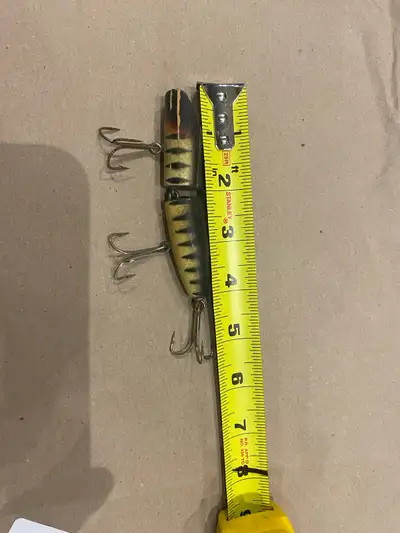 Holi-Comet wood vintage fishing lure, View more