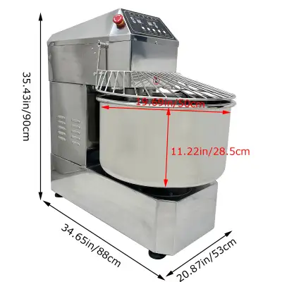 50L Double Action Double Speed Dough Mixer 110V Time Set 170105, View more
