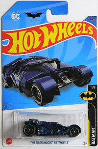 Hot Wheels 1/64 Batman The Dark Knight Batmobile T-Hunt Diecast