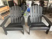 Pair of patio chairs 