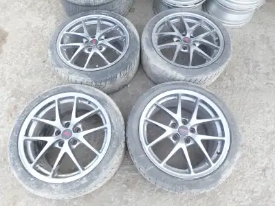 2008-2020 Subaru Sti Oem Wheel rim OEM 18” 18x8.5 +55 5x114.3 GOOD TIRE AND WHEELS NO BEND LOCATION...