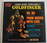 JAMES BOND 007 Vinyl Album - 1965 Orig. GREAT LISTEN - NM Vinyl