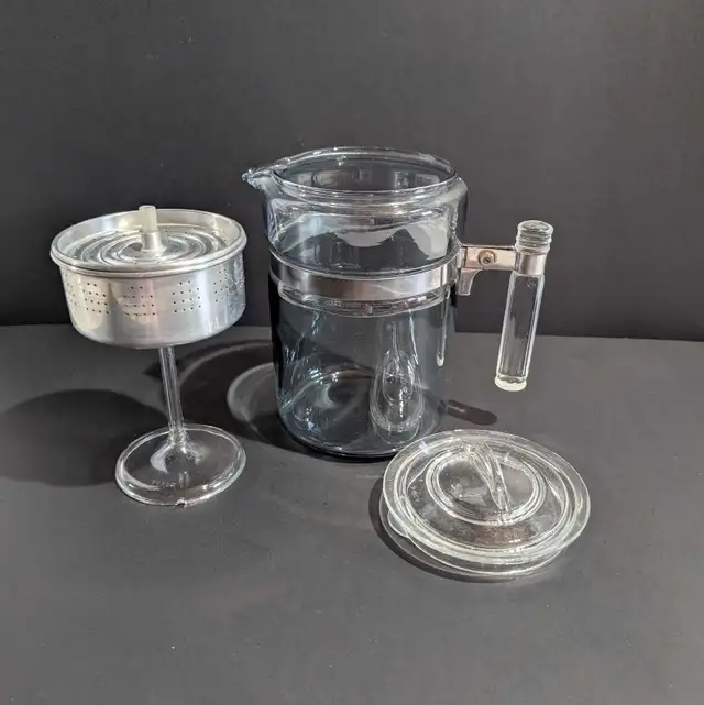 Vtg Pyrex Coffee Percolator Complete64988205834626120