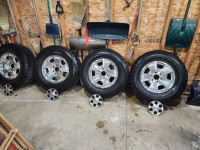 Original Chevy Aluminum Rims and Tires 165/70/17