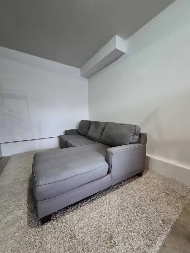 FREE DELIVERY Gray Sectional / L Shape Sofa / Couch NO DEPOSIT in Couches & Futons in Vancouver - Image 5