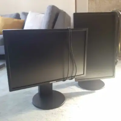 24" Samsung Monitors (2 Available), View more