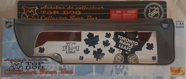 NHL Hockey Toronto Maple Leafs  Diecast 1:64 Scale Tourbus New in Arts & Collectibles in Hamilton - Image 2