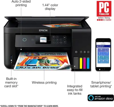 Epson ET-2750 EcoTank All-in-One Supertank Colour Printer - $125, View more