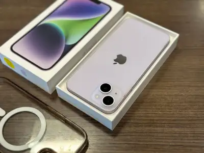 iPhone 14 128GB Purple, Mint Condition, Unlocked, View more