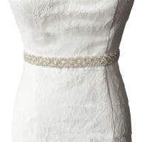 Rhinestone Sparkly Bridal Wedding Dress Sashes Belt Colours -New