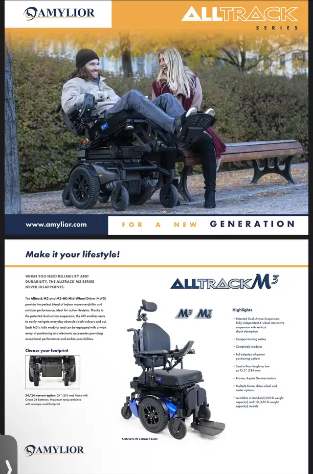 Alltrack M3 Mid-Wheel DrivePower Wheelchair62863735847425124