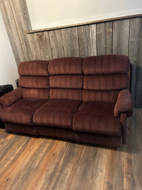 Couch and recliner set 