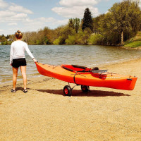 Brand new Rolling Kayak Cart SUP paddle board Canoe CarrierIf