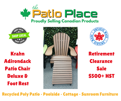 Krahn Adirondack Patio Chair Deluxe & Food Rest, View more