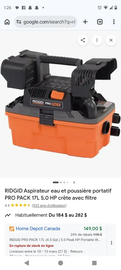 Rigid Pro pac, View more