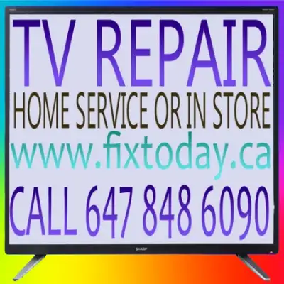 ________GET THE BEST TV REPAIR AT THE BEST PRICE____ CALL US NOW AT 647-848-6090 FOR EXPERT TV__REPA...