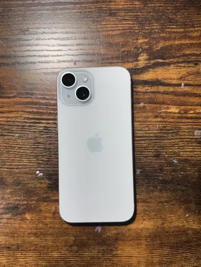 iPhone 15 128GB White Battery 100%, View more