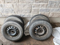 185 70 R14 - winter tires on steel rims