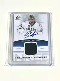 2013-14 SP Game Used Inked Rookie Sweaters /99 Jack Campbell